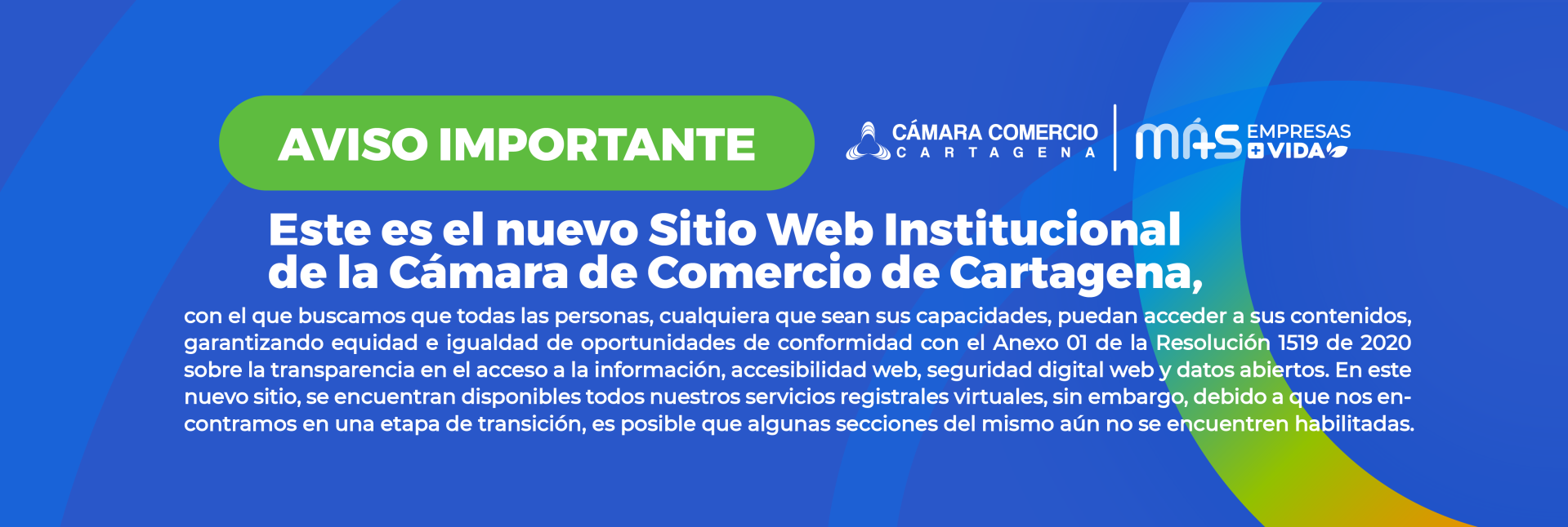 Bienvenido a nuestro nuevo sitio web