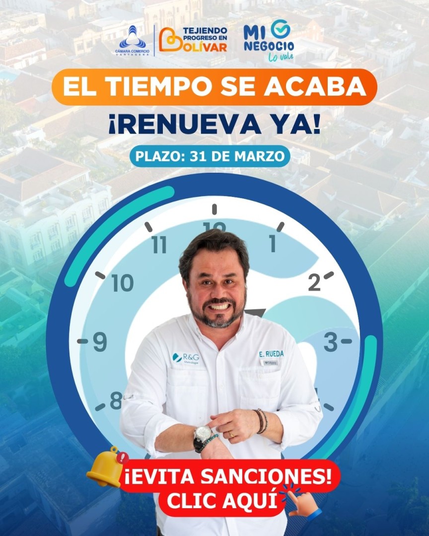 El tiempo se acaba, renueva ya