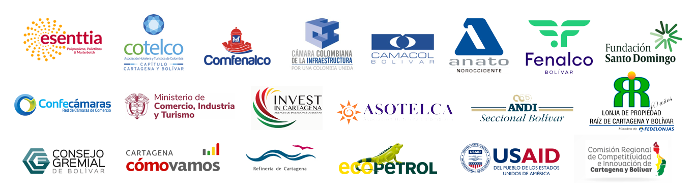 Imágenes logos de aliados Cámara de Comercio de Cartagena