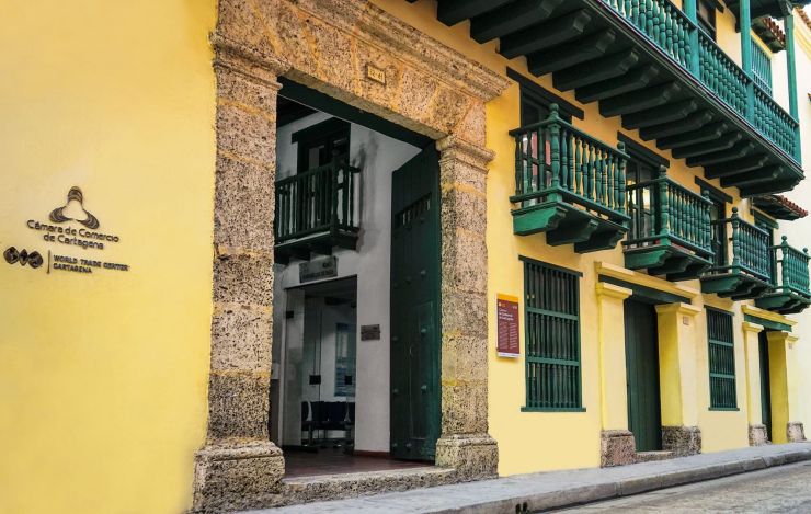 Fachada Cámara de Comercio de Cartagena Fachada Cámara de Comercio de Cartagena