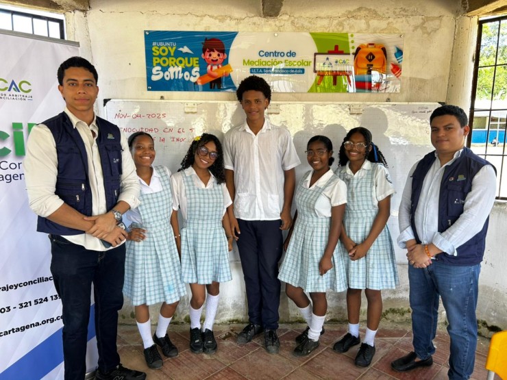 Cámara de Comercio de Cartagena certifica a 20 nuevos mediadores escolares en María La Baja